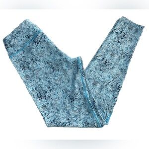 J Mclaughlin Leggings Snake Skin Print Women’s S Blue EUC